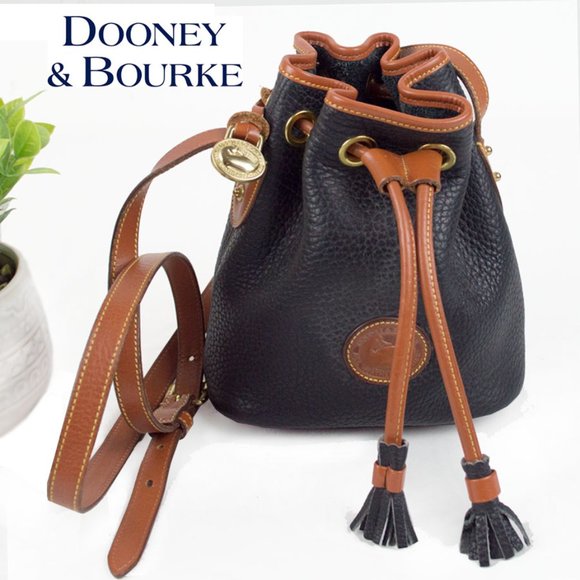 Dooney & Bourke Handbags - Vintage Dooney & Bourke Mini Bucket Drawstring Bag